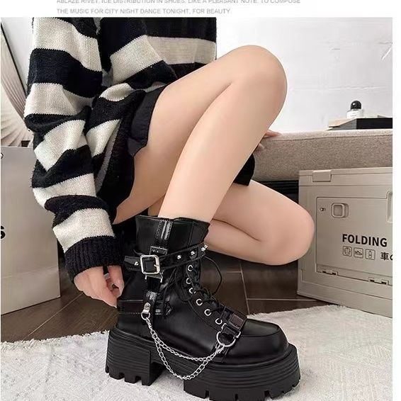 Platform All-match Short Boots For Women foto 2