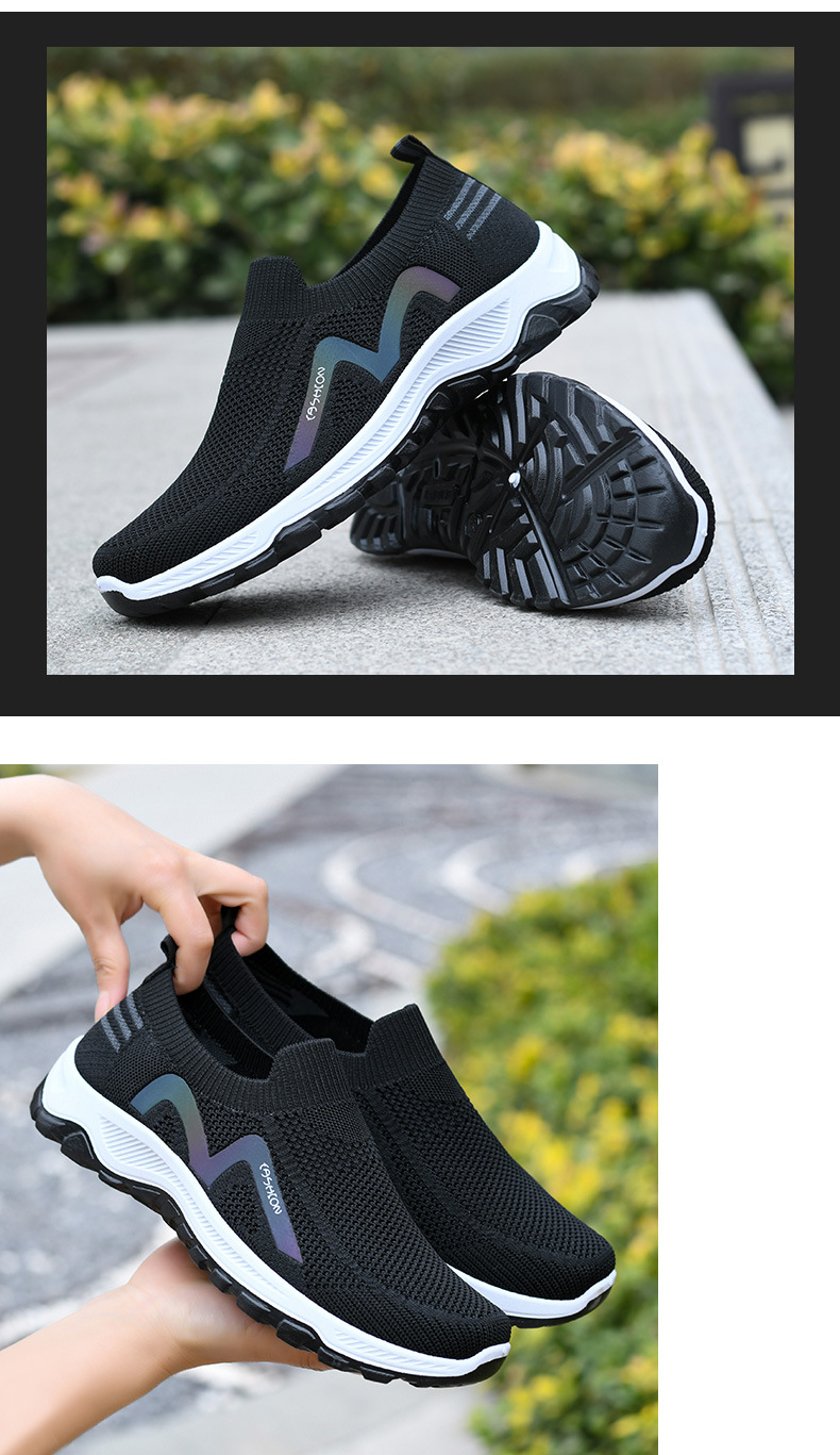 Men's Non-slip Wear-resistant Sports Soft-soled Mesh Surface Casual Shoes foto 5