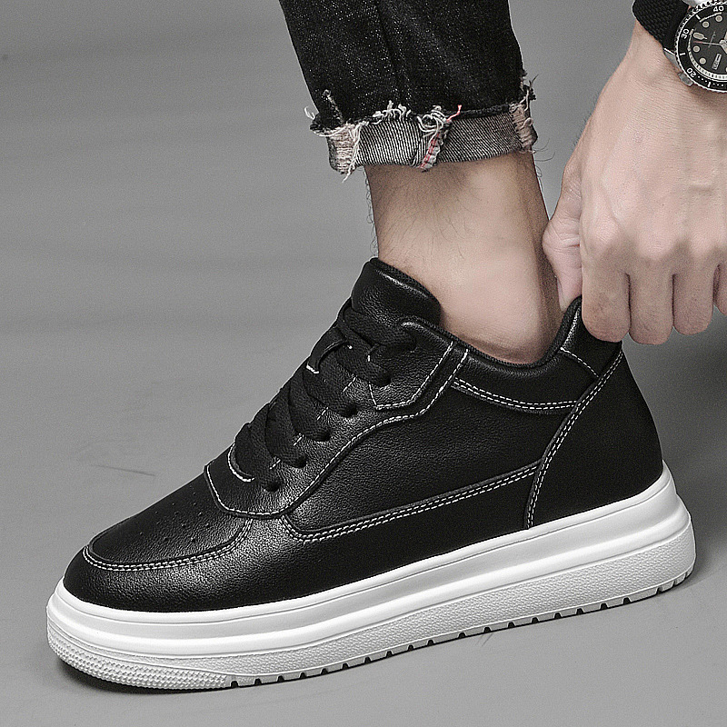 Couple Sports Casual Shoes With Cowhide Surface foto 4