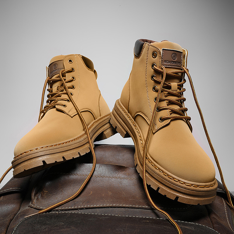 Men's Wear-resistant Martin Boots For Building Work foto 3