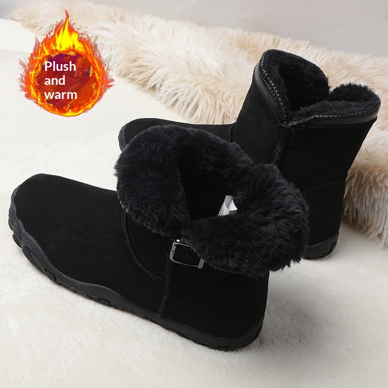 Leather Anti-Slip Five-Finger Shoes For Couples Wear-Resistant