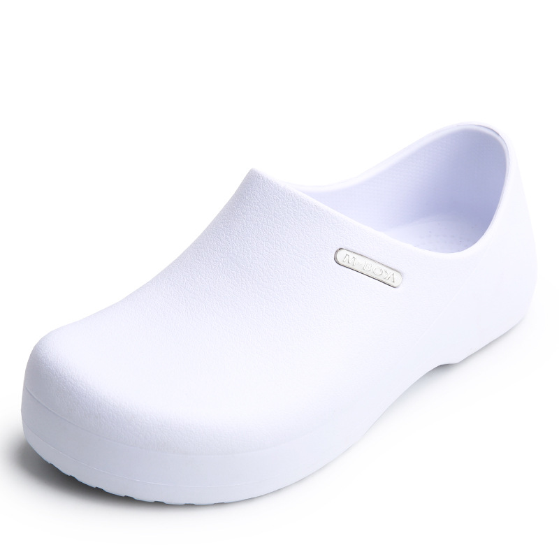 Waterproof Non-slip All-inclusive Outdoor Kitchen Work Shoes Lightweight Platform Cleaning Shoes foto 3