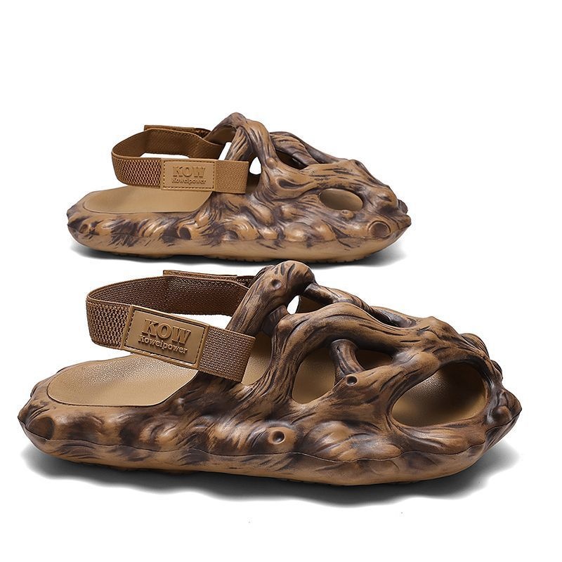Hole Shoes Men's Sandals Outer Wear Hollow Slippers foto 2