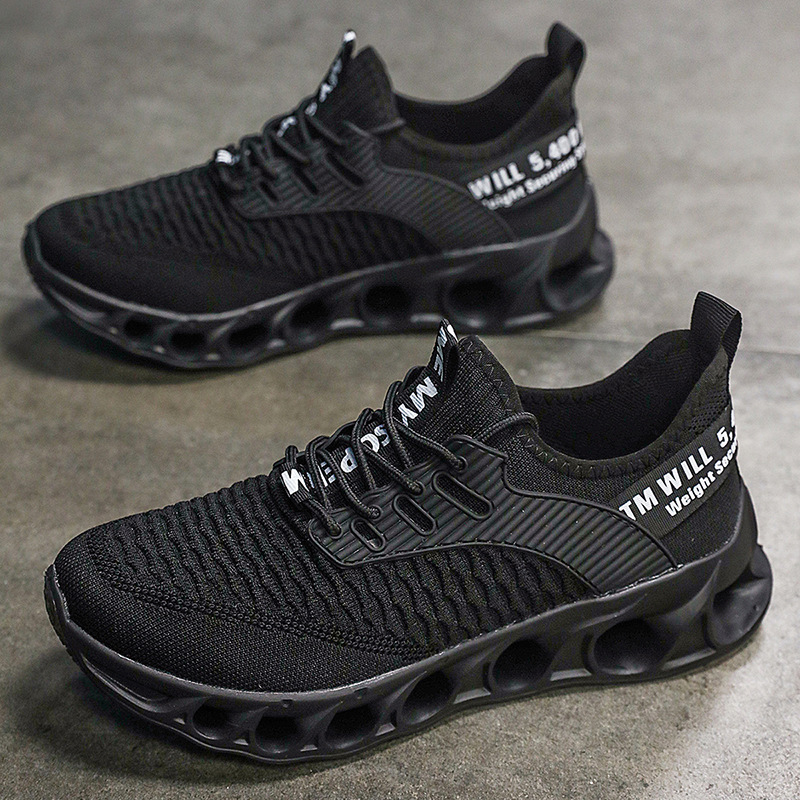 Large Size Autumn Fly Woven Mesh Casual Running Shoes