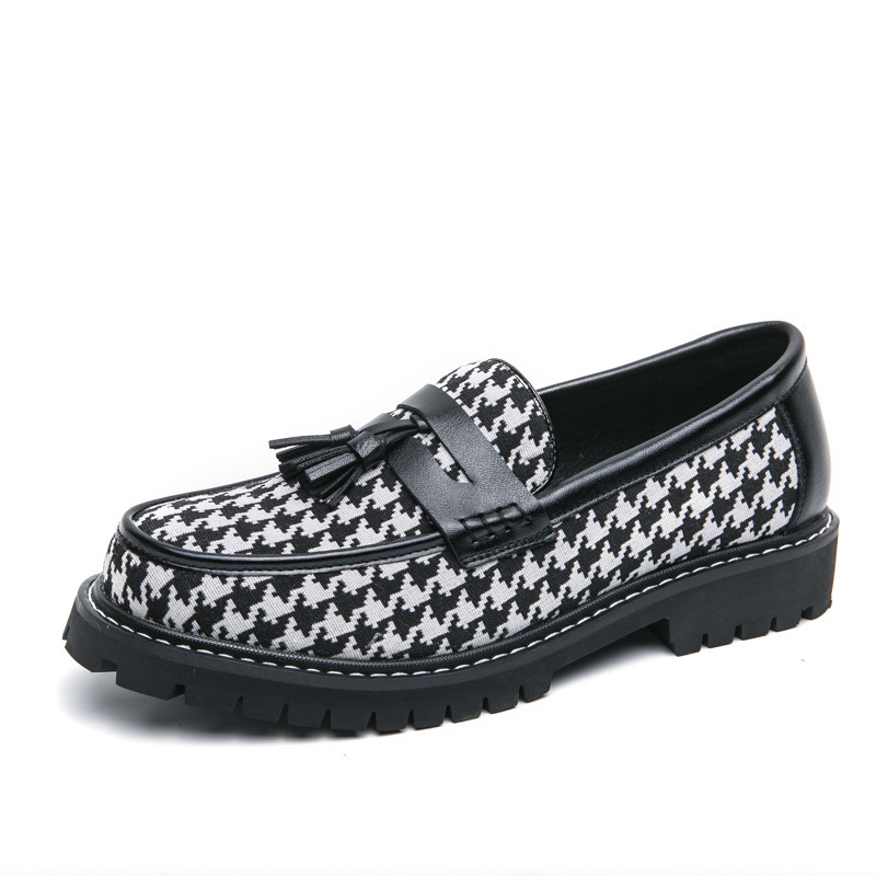 Business Fringed Leather Shoes Men's All-match Slip-on foto 5