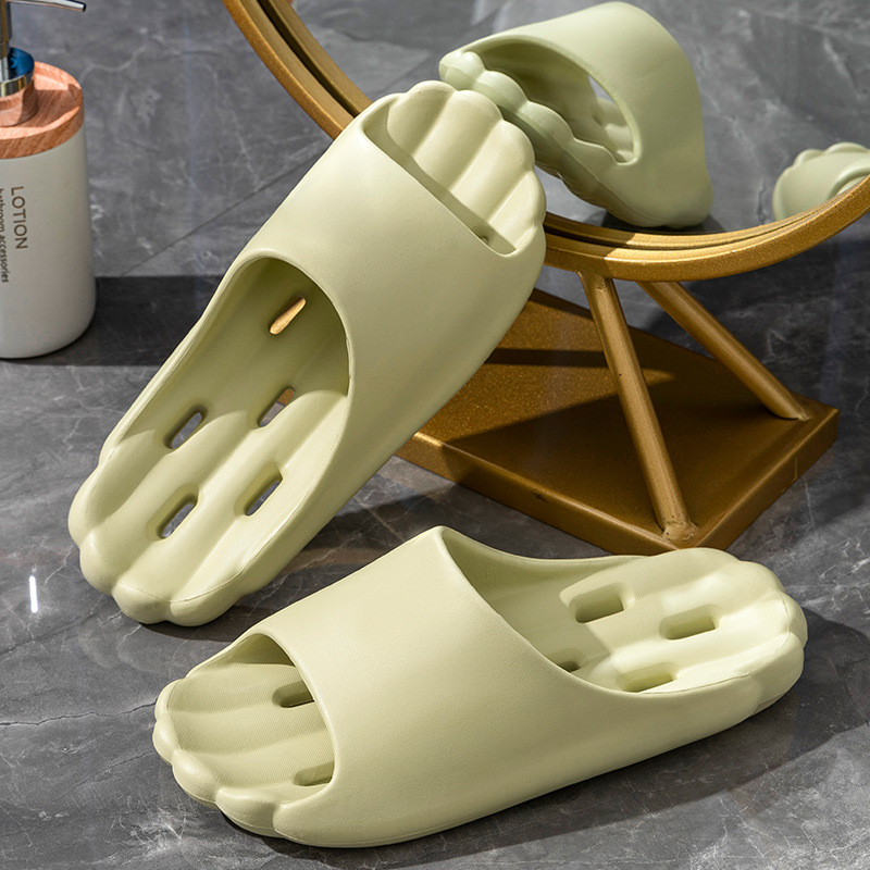 Men's Bathroom Hollow-out Quick-drying Eva Slippers foto 4