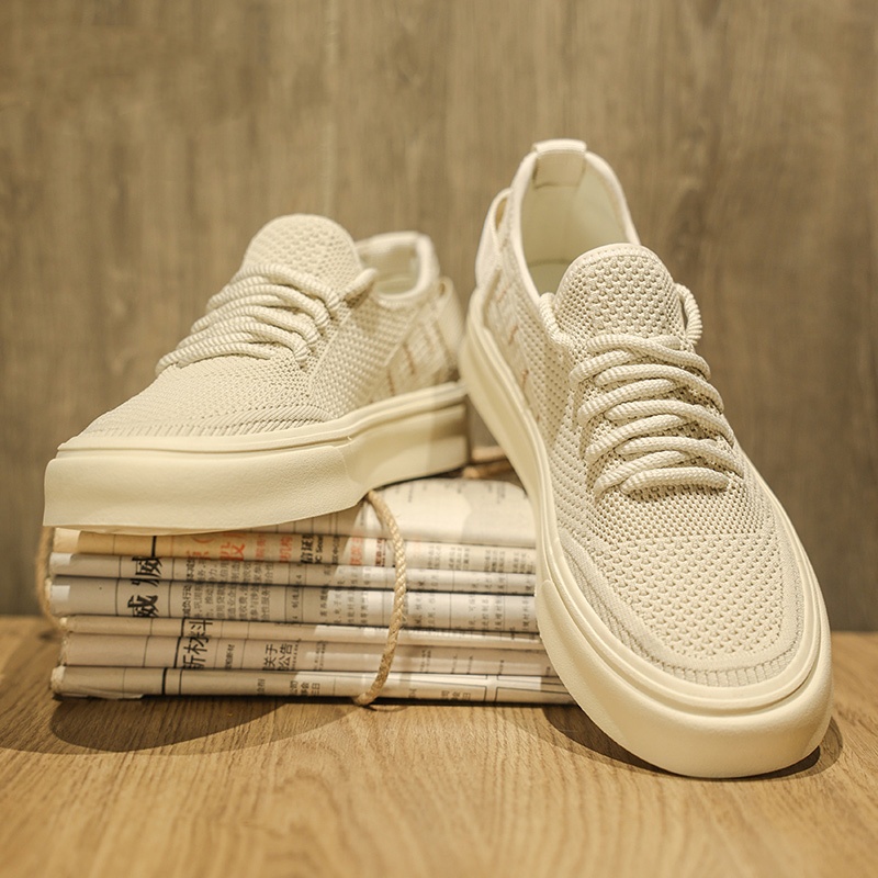 Men's Flat Breathable Thin Deodorant Casual Mesh Surface Shoes foto 4