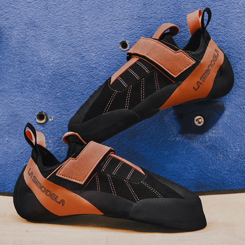 Men's Competitive Lightweight Strong Grip Rock Climbing Training Shoes foto 5