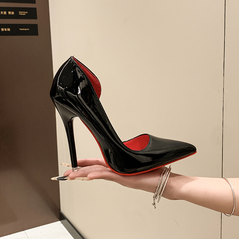 12cm Red-soled Open-toe High Heels foto 4
