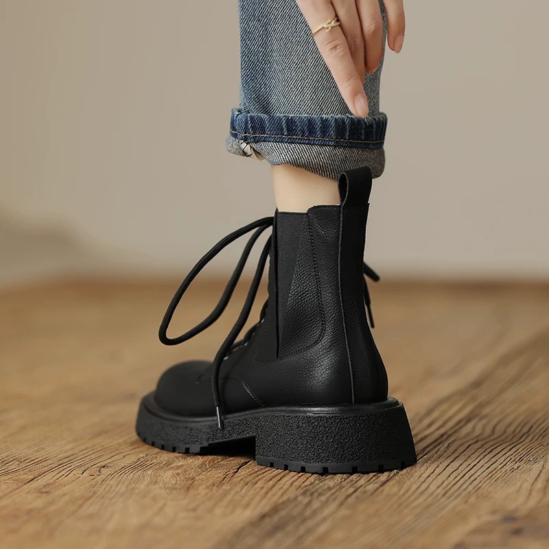 Women's Martin Boots Thick-soled Chelsea Boots foto 4