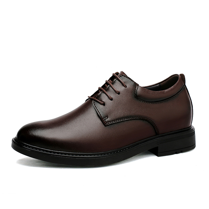 Business Leather Shoes Gentleman Formal Casual Shoes Spring Low-top Leather Surface foto 2