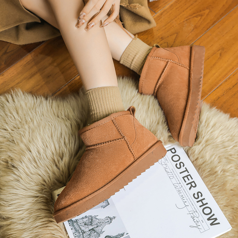 New Womens Stylish War Short Snow Boots foto 3
