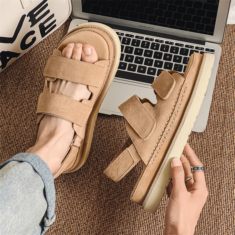 Women's Thick-soled Casual British-style All-match Roman Shoes foto 3