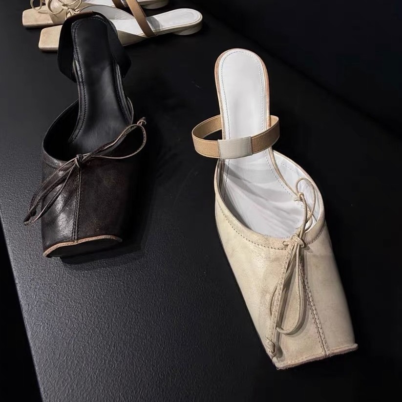 Women's New Stiletto Heel Outerwear Slip-On High-Heel Sandals foto 3