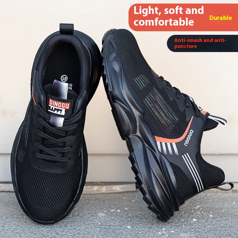 Safety Shoes Anti-smashing EVA Foam Rubber And Plastic Sole Breathable Lightweight foto 5