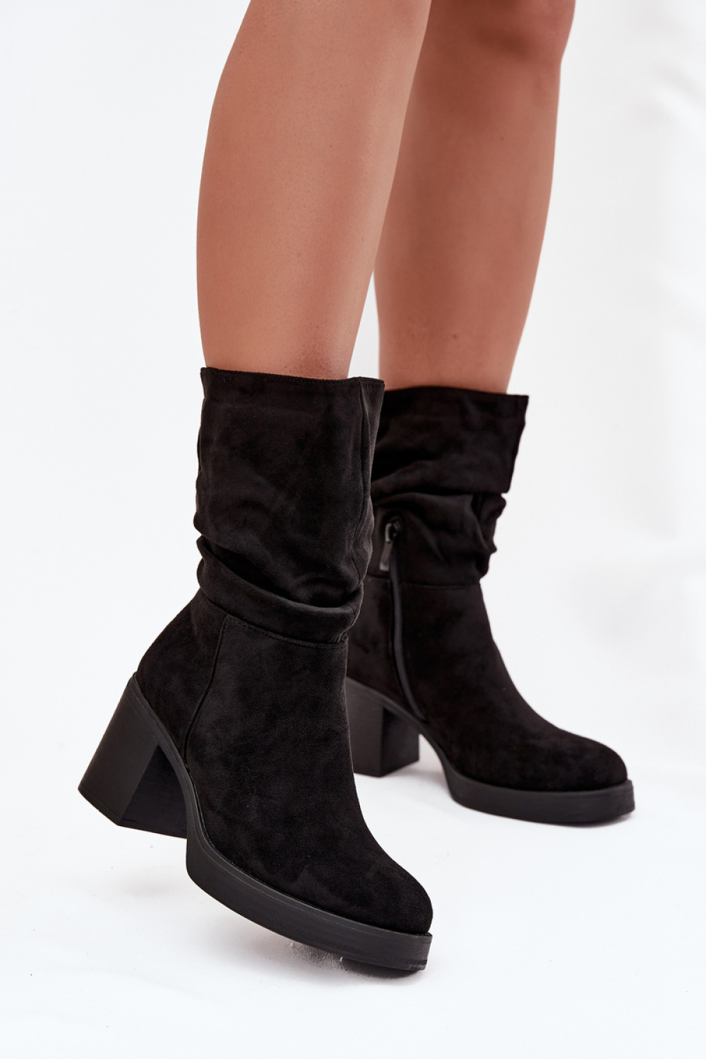 Laarsjes met hoge hak Step in style