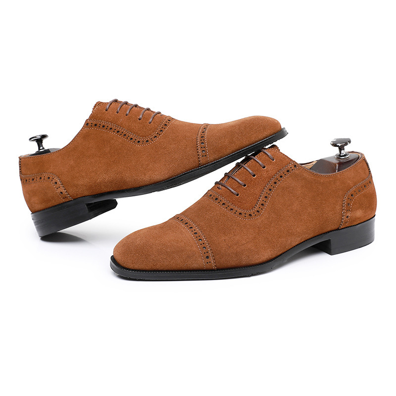 New Mens Casual British-style Suede Shoes foto 5