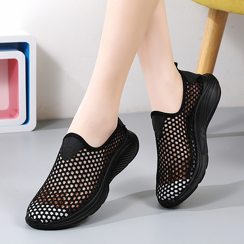 Summer Breathable Mesh Senior Walking Shoes foto 5