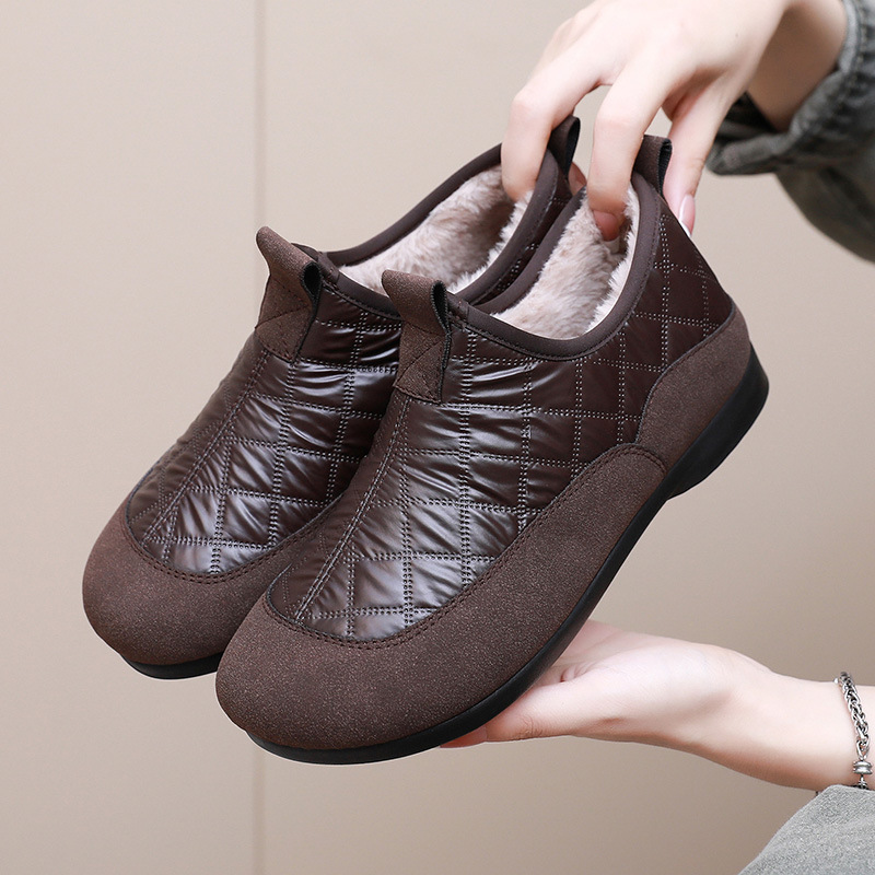 Waterproof Non-slip Snow Boots Fleece-lined Warm Leisure Cotton Shoes foto 4