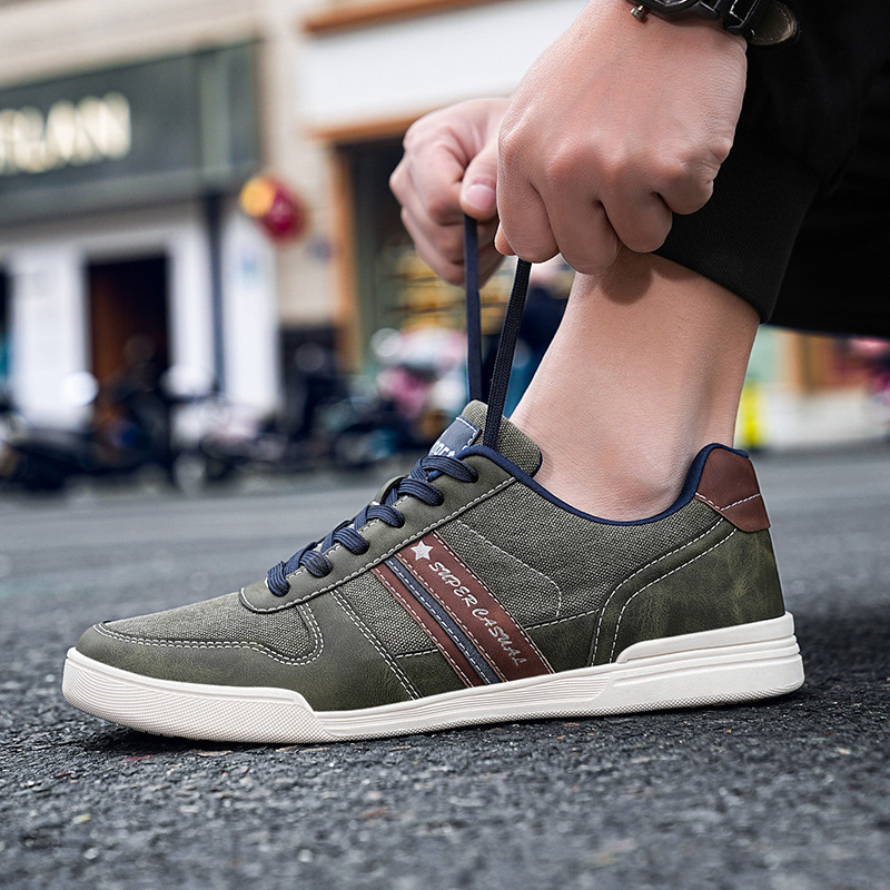 Autumn New Men's Shoes Breathable Denim Sports foto 4