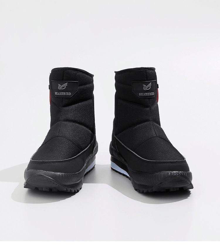 Thickened Fleece-lined Warm Elderly Short Non-slip Big Cotton Shoes foto 5