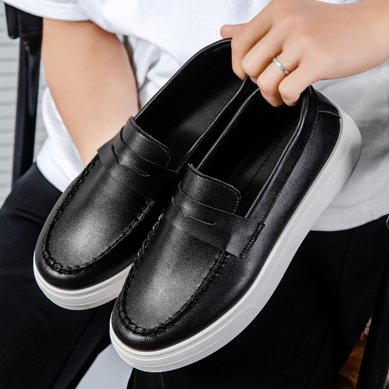 British Style Fashion Casual Leather Shoes foto 4