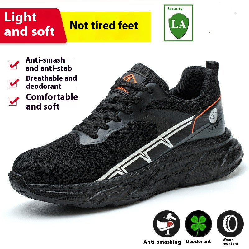 Safety Shoes Anti-smashing EVA Foam Rubber And Plastic Sole Breathable Lightweight foto 3