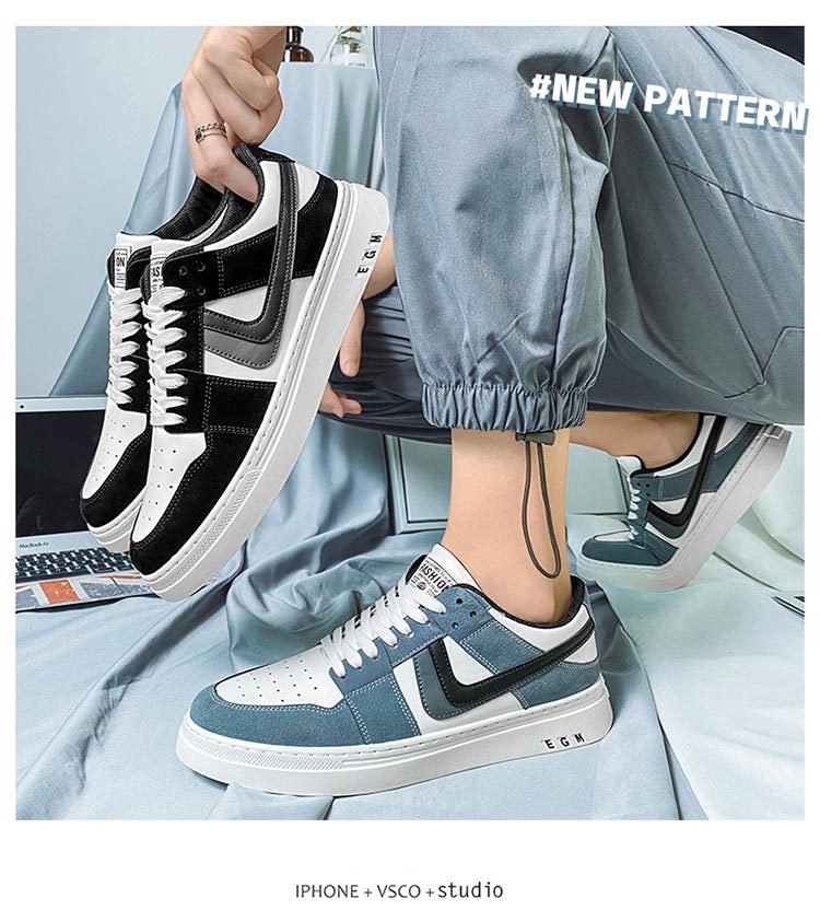 Men's Casual All-matching Sports White Shoes