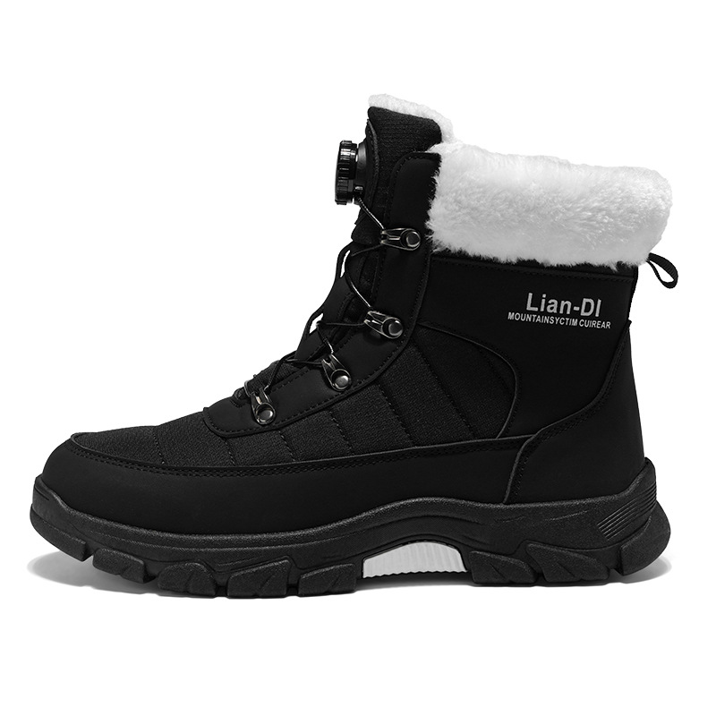 Warm Snow Boots Fleece-lined Thickened Men foto 3