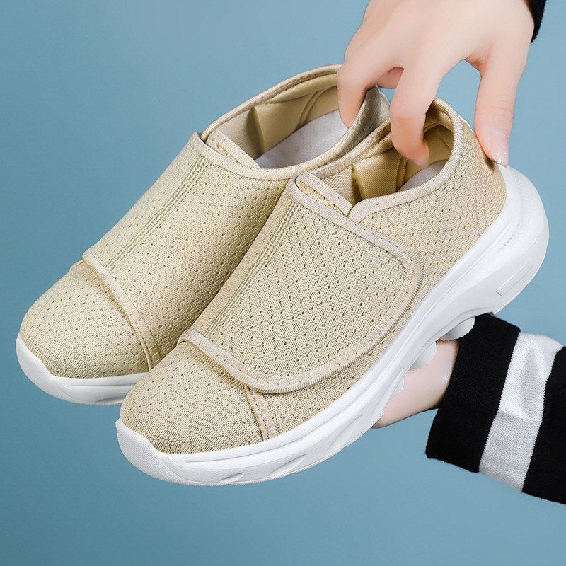Velcro Soft-soled Fatigue-free Slip-on Casual Shoes foto 2