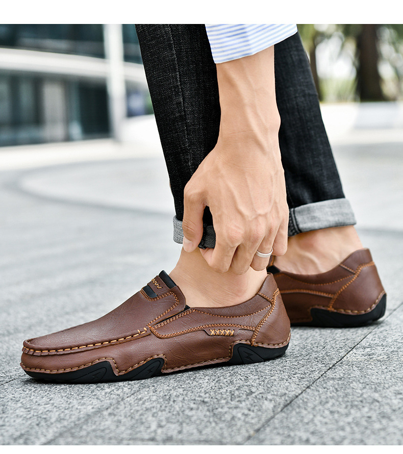 Hollow Handmade Stitching Outdoor Casual Shoes foto 5