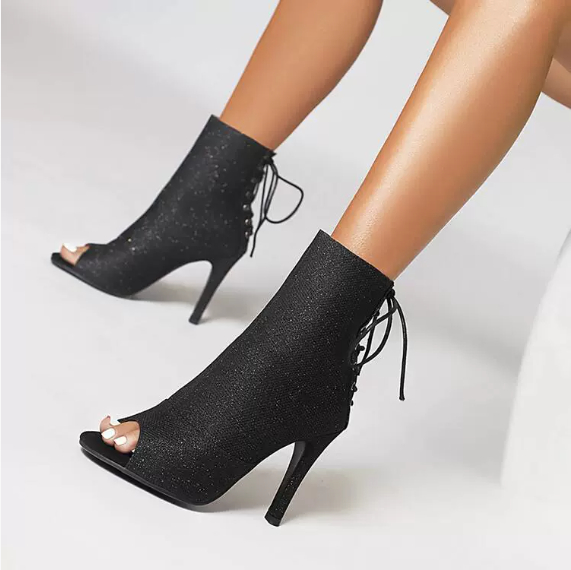Stiletto Heel Ankle Boots Jazz Jazz Shoes foto 4