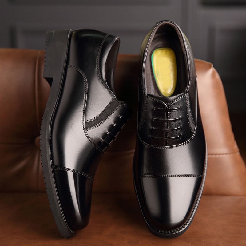 Business Formal Wear Three Section Leather Shoes foto 3