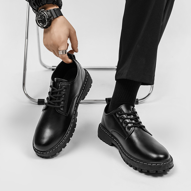 Mens Casual Waterproof Dr Martens-style Low-top Boots foto 2