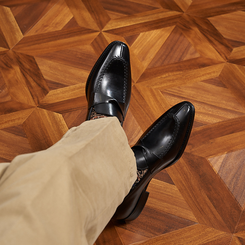 European And American British Genuine Leather Men's Shoes foto 4