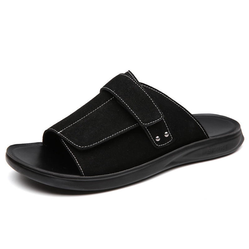 Summer Fashion All-matching Lightweight Youth Men's Slippers foto 2