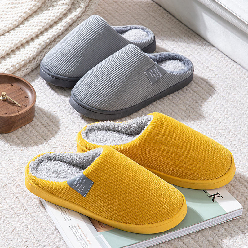 Winter Indoor Warm Cotton Slippers foto 4
