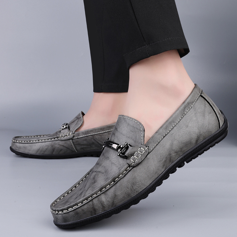 Men's Plus Size Genuine Leather Breathable Shoes foto 5
