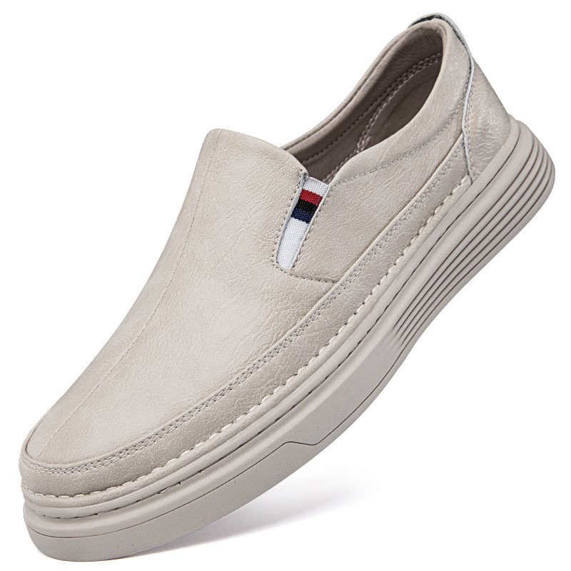 Men's Fashion Personality Cowhide Casual Shoes foto 4