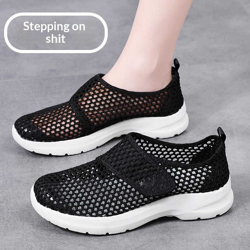Summer Outdoor Mesh Slip-on Walking Shoes Breathable Casual Footwear foto 2
