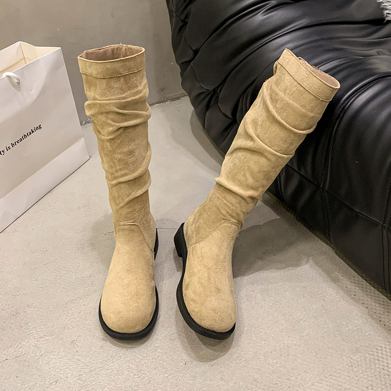 Womens Slim-fit High-top Boots For Fall And Winter foto 5
