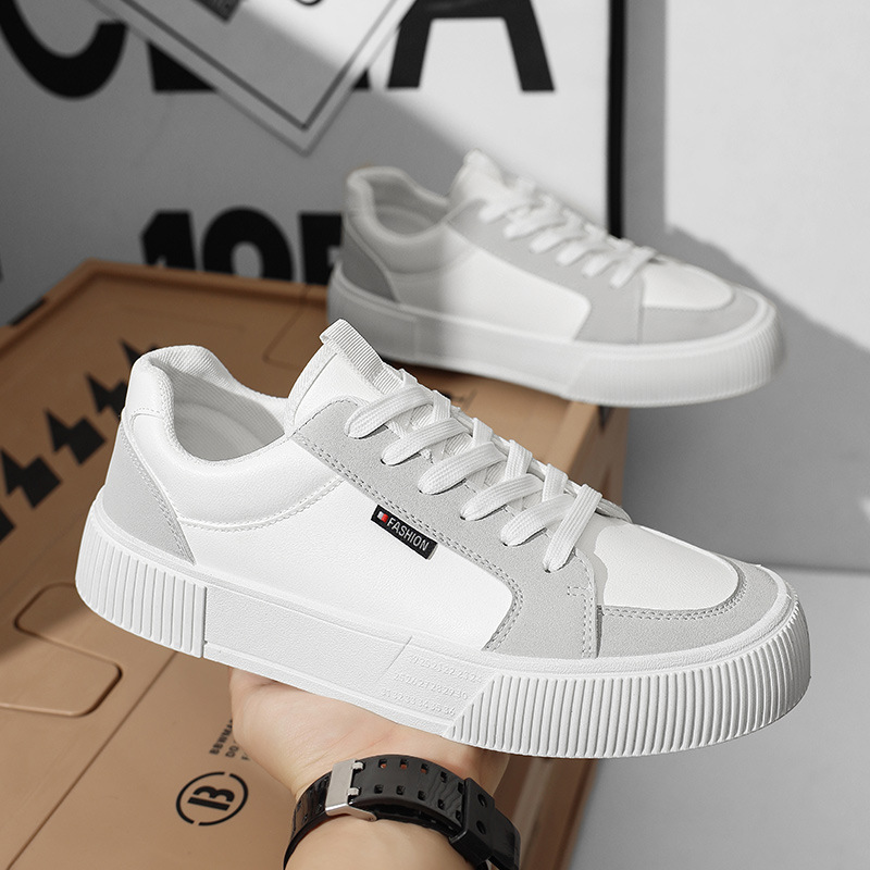 Low-top Trendy Men's Chunky-soled Casual Shoes With Color-blocking Design foto 3