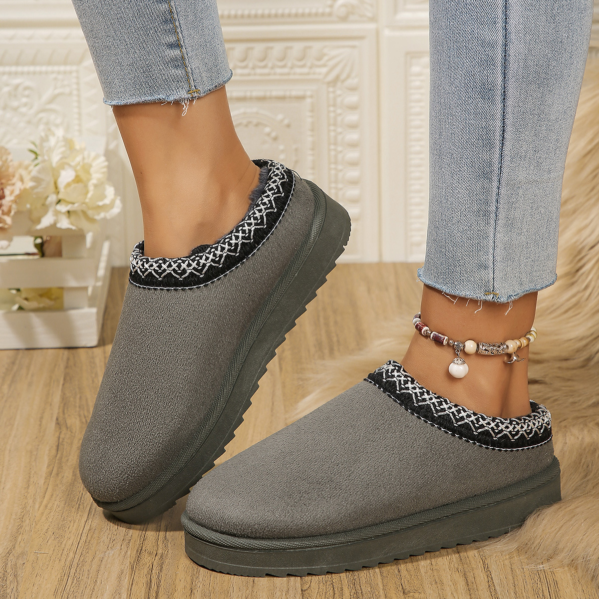 Fallwinter Fringed Fashion Snow Boots foto 2