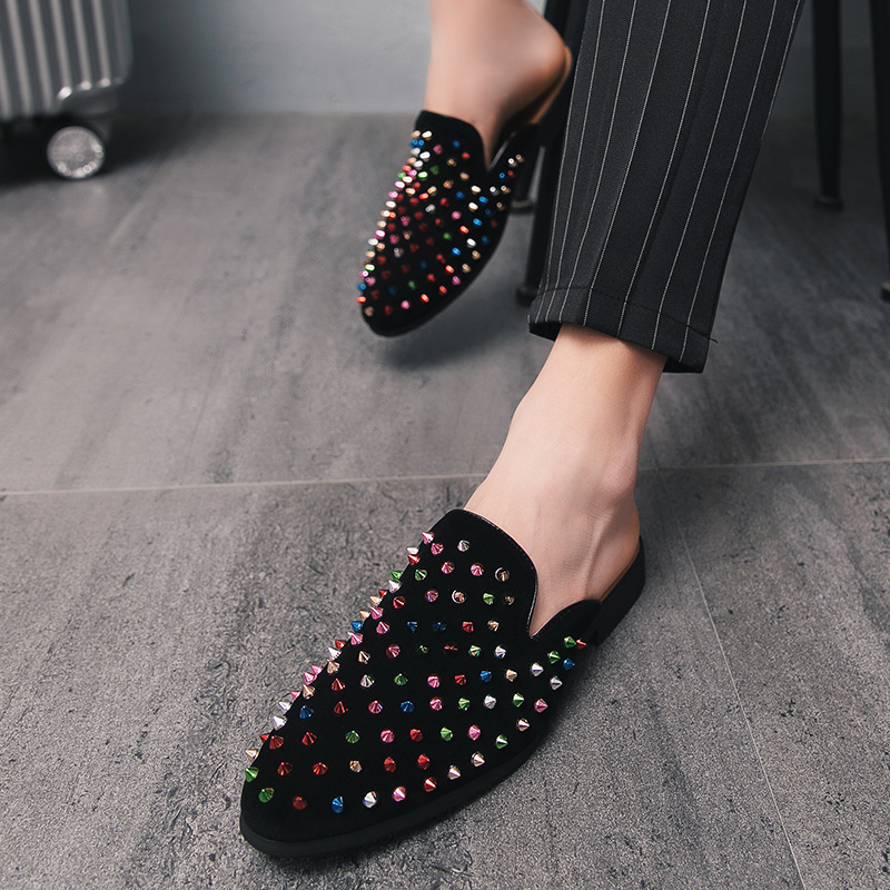 Men's Fashion Lazybones Half Slippers foto 2