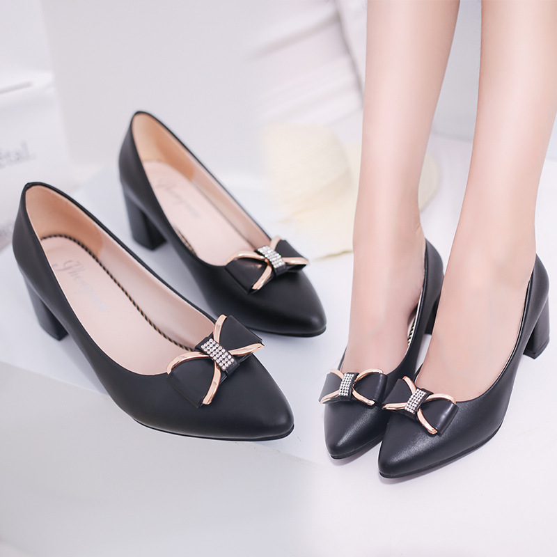 Bow-tie Low-cut Versatile Womens Shoes foto 4