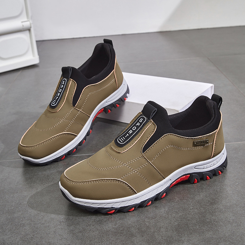 Men's Shoes Autumn And Winter Slip-on Lazy Shoes Non-slip Walking Shoes Soft Bottom Lightweight Sneaker foto 4