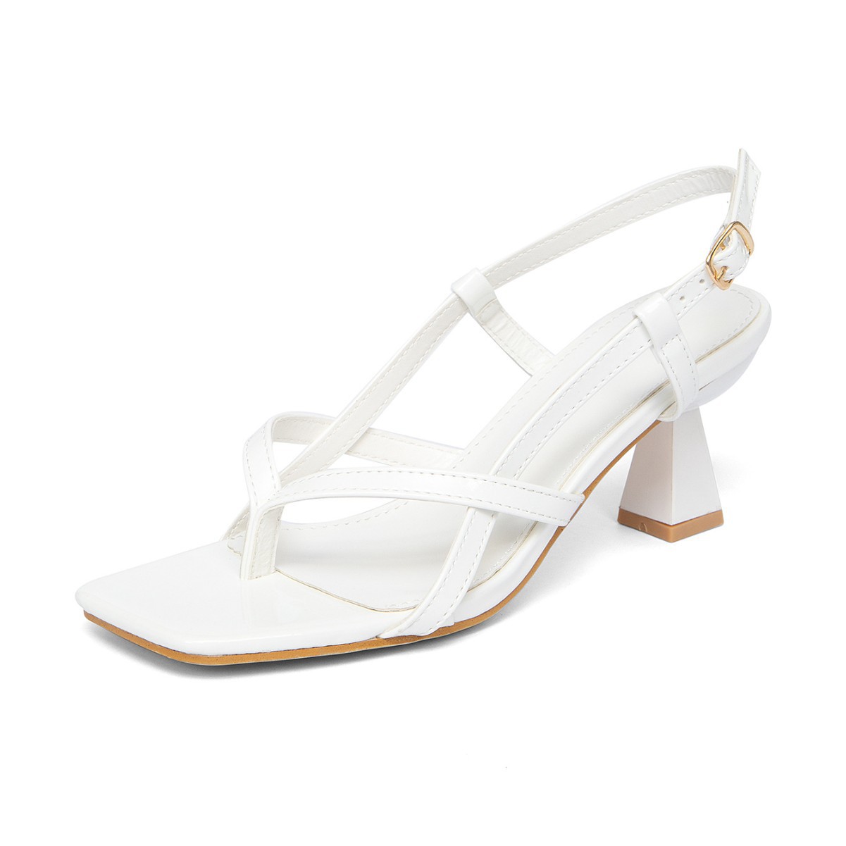 Huidong Women's Summer High-Heel Toe-Strap Sandals foto 2
