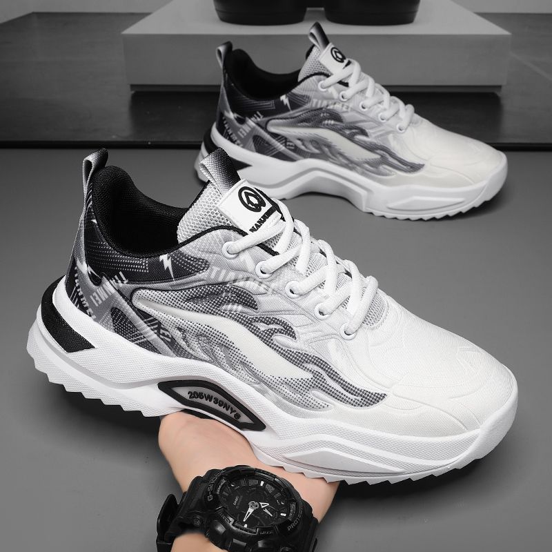 Spring Student Sports Casual Mesh Clunky Versatile Trendy Shoes Breathable Shoes Men foto 4