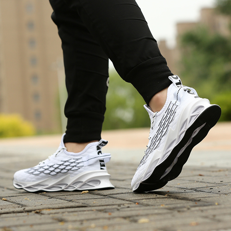 Breathable Flyknit Men's Fashion Personality Sneaker foto 3
