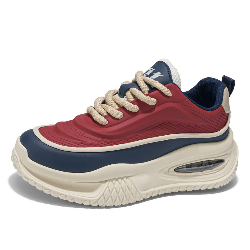 Men's Leather Platform Dad Shoes foto 4